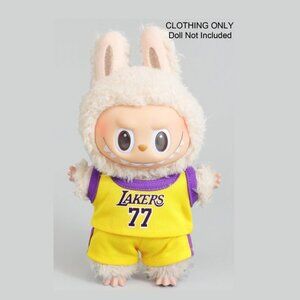 LABUBU - LAKERS 77 JERSEY OUTFIT